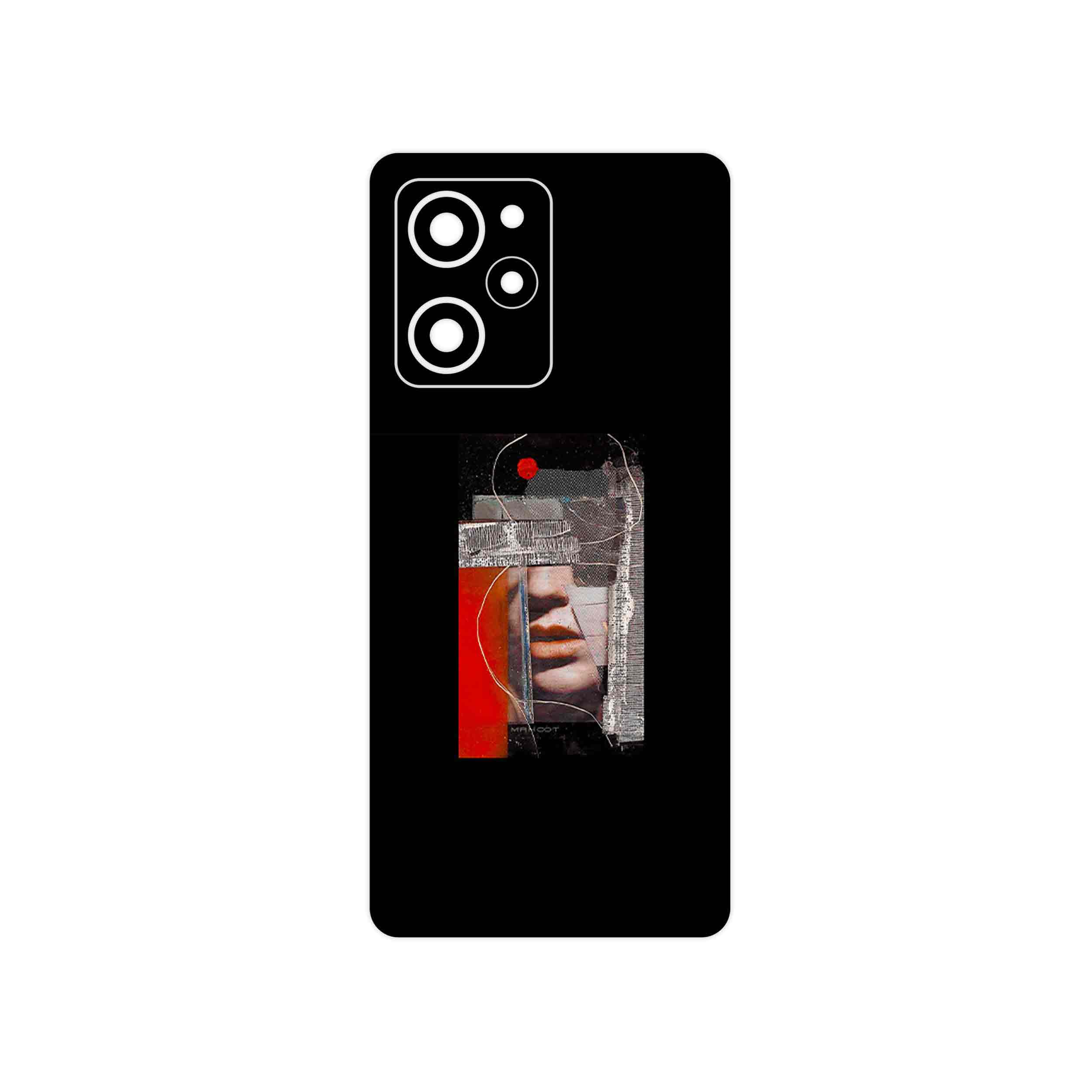 برچسب پوششی ماهوت مدل Collage of Mouth مناسب برای گوشی موبایل شیائومی Poco X5 Pro
