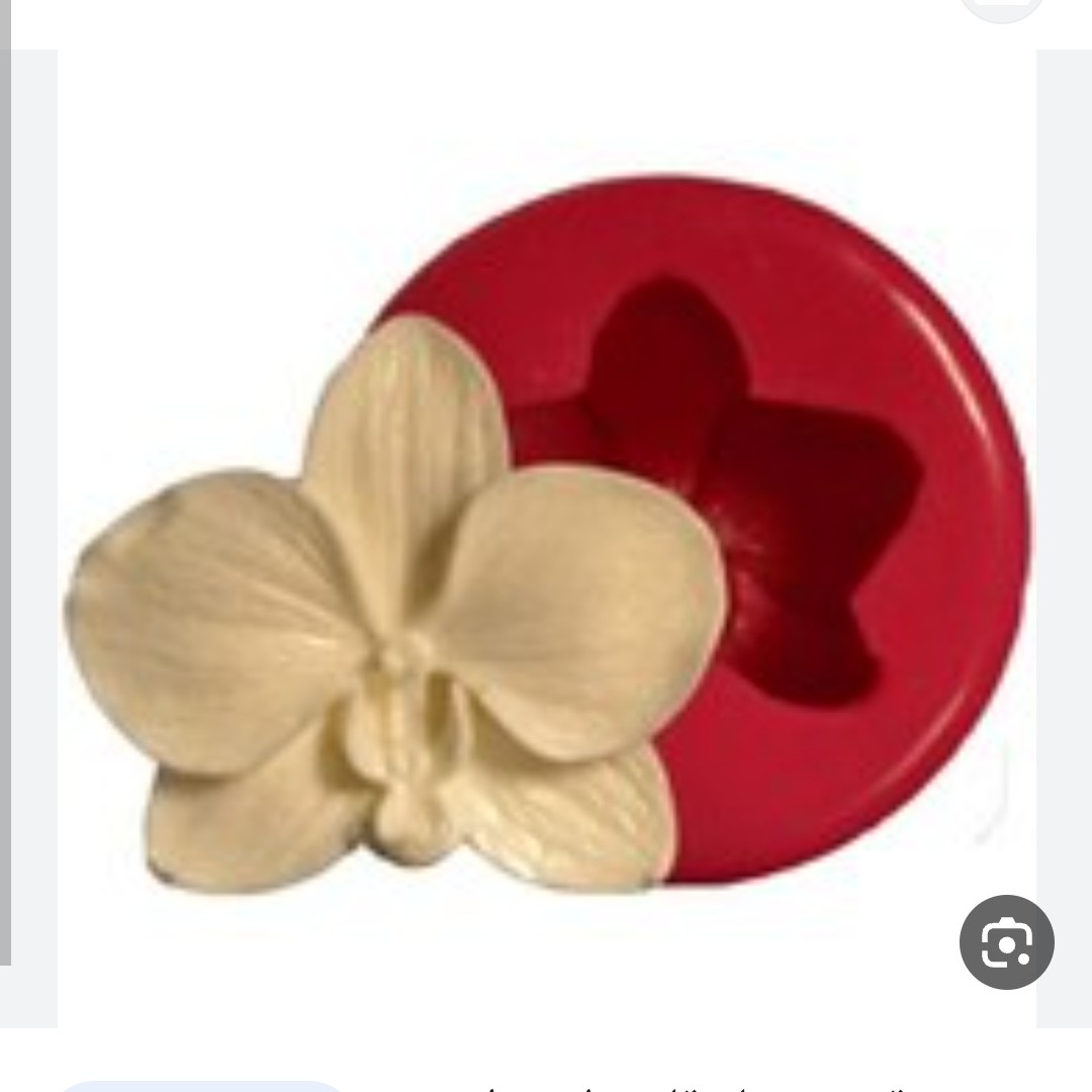 مولد گل ارکیده مخصوص تزیین حلوا و کیک  قطر 7 سانت خروجی کار حدودا 6سانت