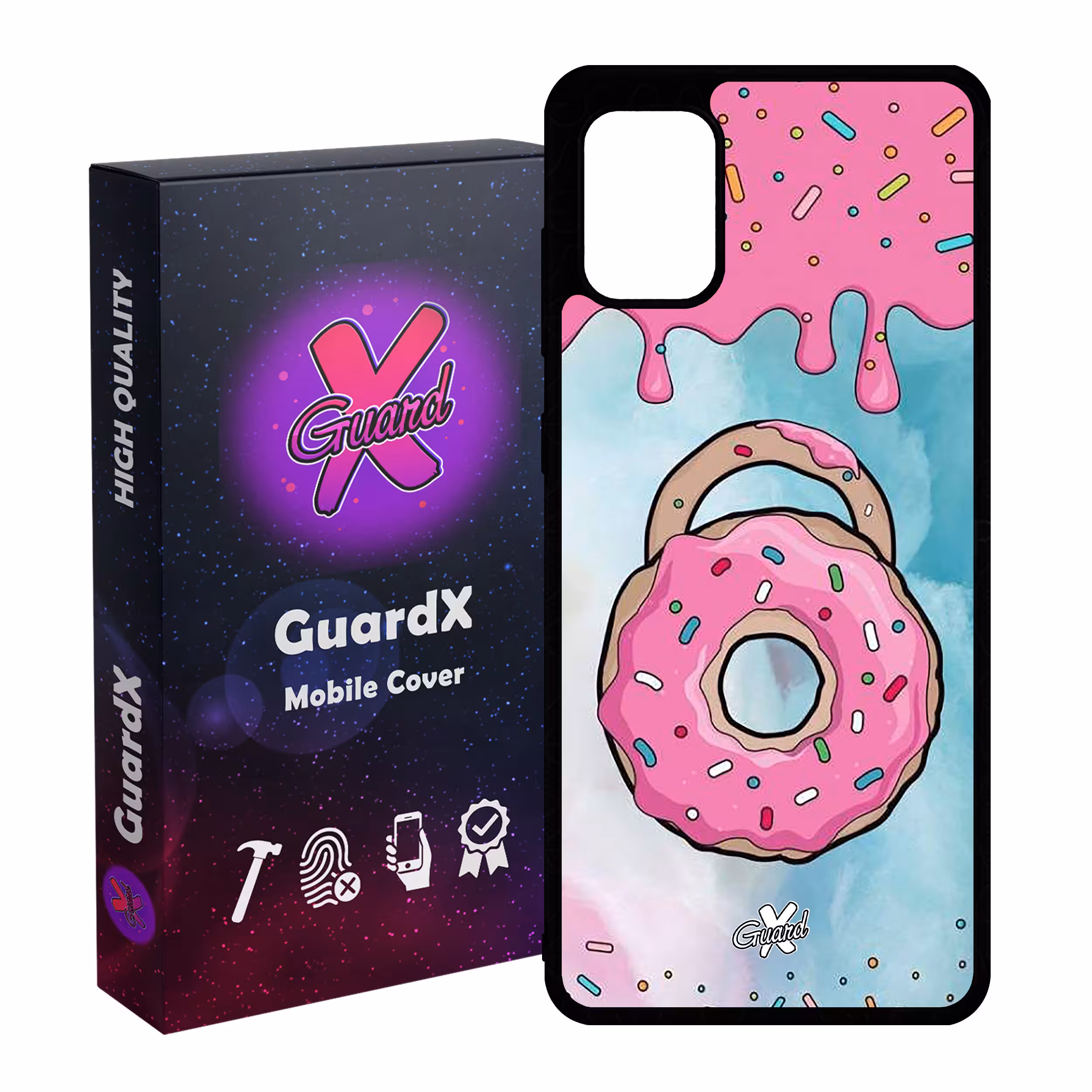 کاور گارد ایکس طرح Donut مدل Glass10069 مناسب برای گوشی موبایل سامسونگ Galaxy A31