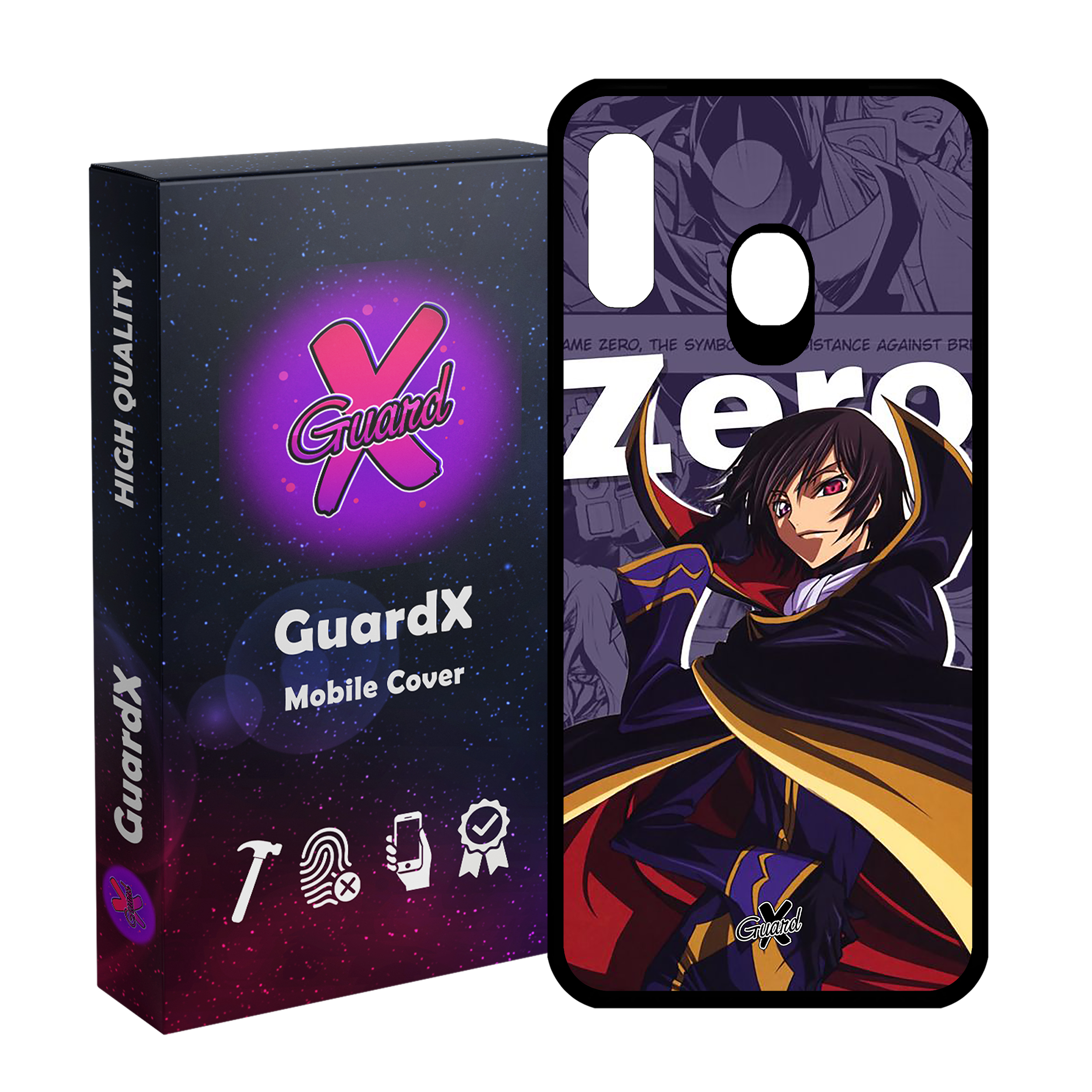 کاور گارد ایکس طرح لولوش انیمه مدل Glass10542 مناسب برای گوشی موبایل سامسونگ Galaxy A30/A20/M10S