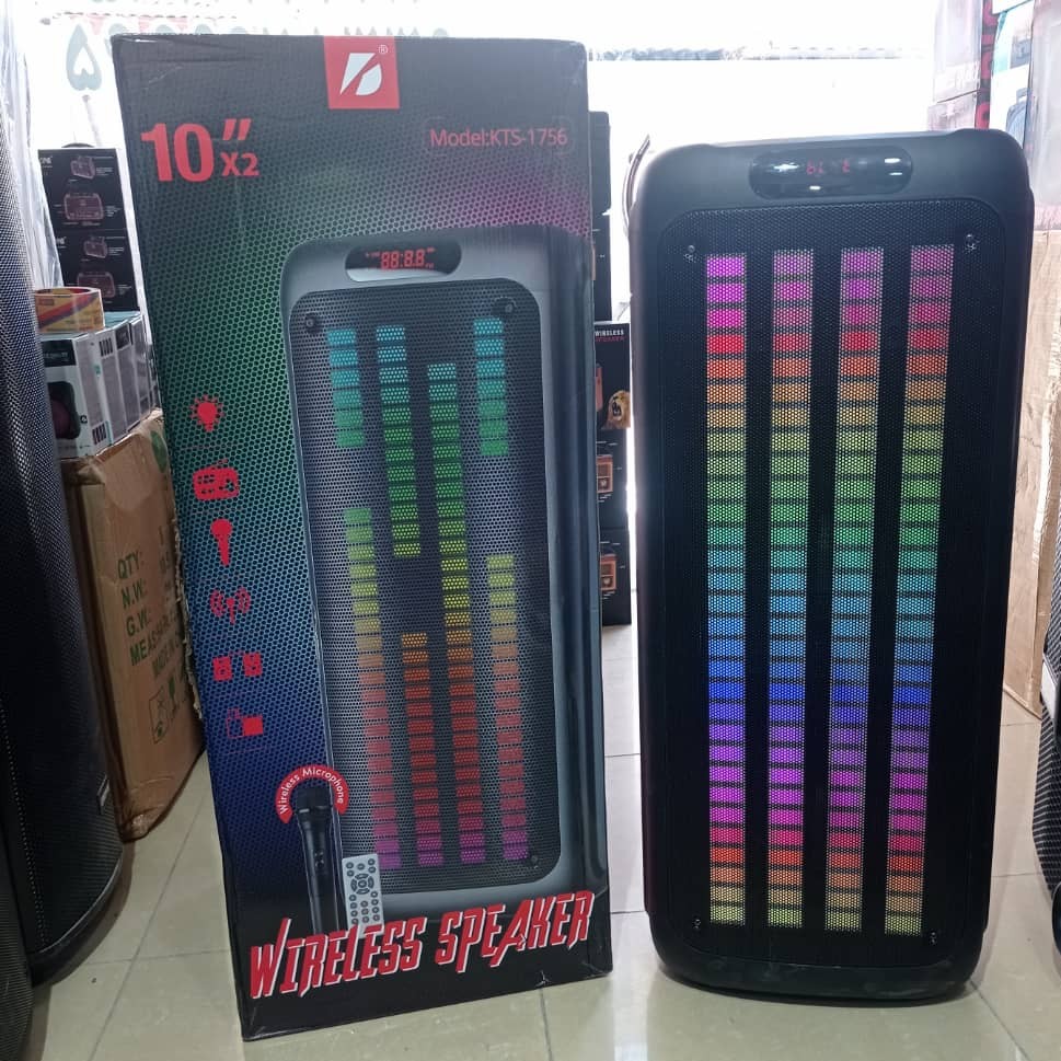 اسپیکر  بلوتوثی و قابل حمل مدل KTS-1756 رقص نور فول پنل با ارسال رایگان