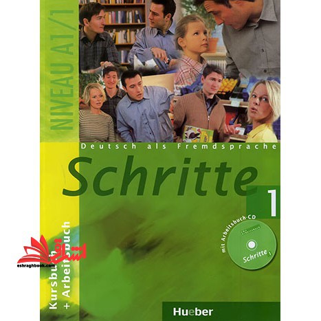 Schritte 1 - kursbuch   arbeitsbuch deunsch als fremdsprech NIVEAU a1.1 - فروشگاه کتاب اشراق