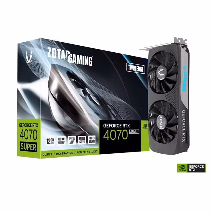 کارت گرافیک زوتاک مدل  GAMING GeForce RTX 4070 SUPER Twin Edge GDDR6X با ظرفیت 12 گیگابایت
