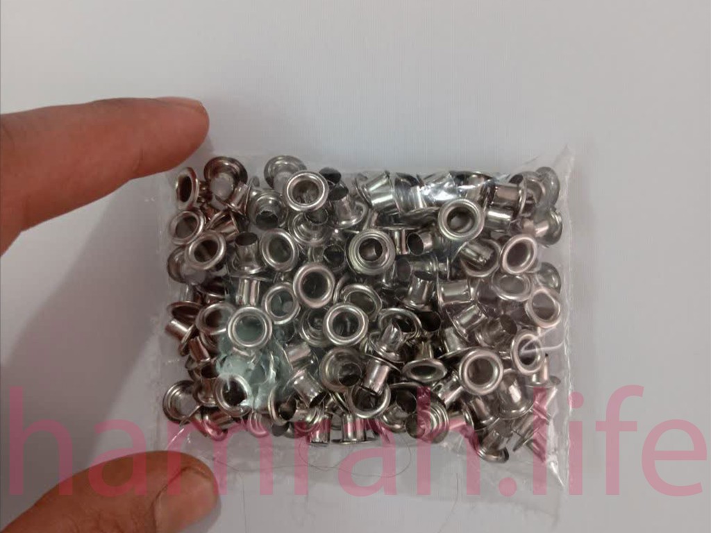 منگنه کفش  قطر داخل 4.39 میلی متر - نقره ای