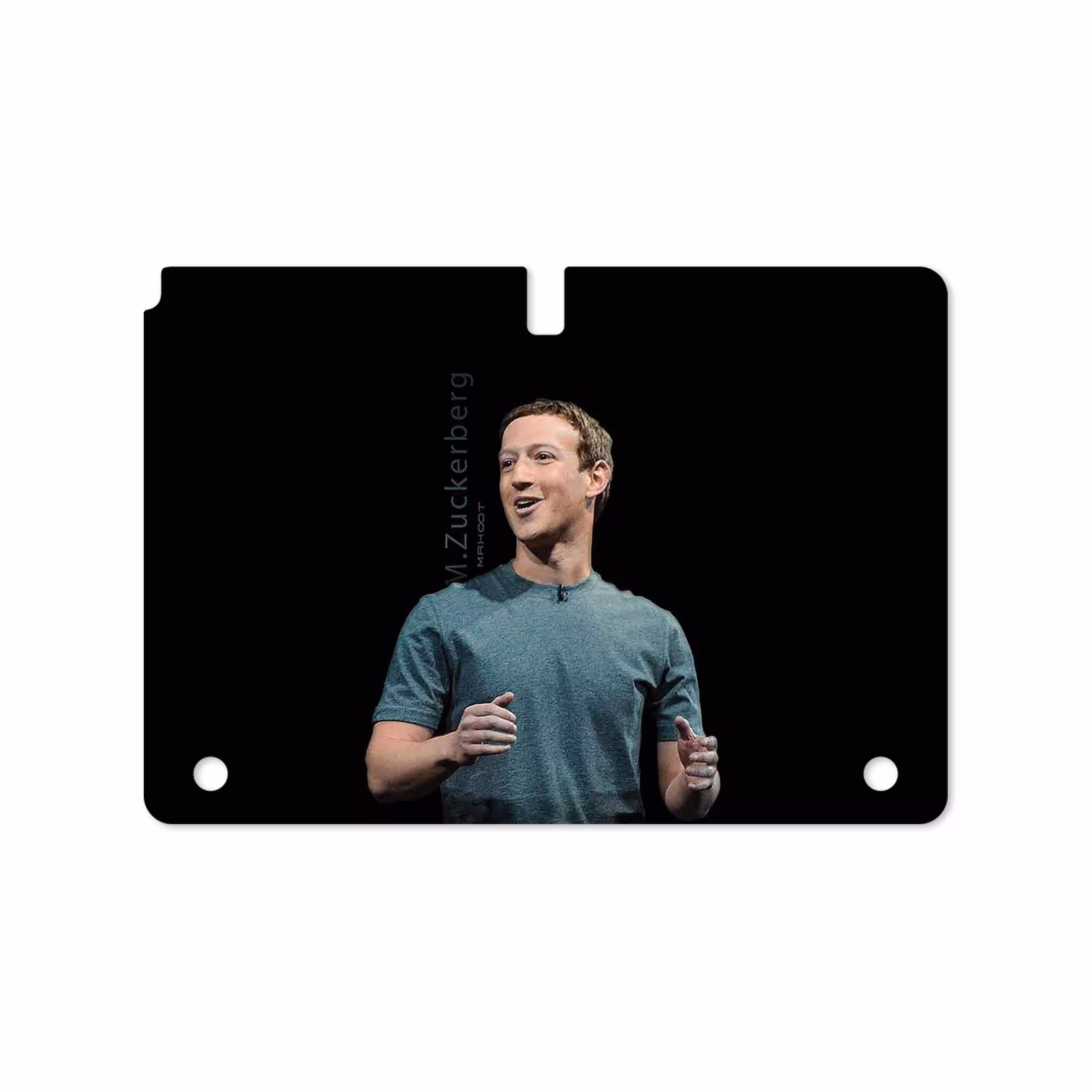 برچسب پوششی ماهوت مدل Mark Zuckerberg مناسب برای تبلت سامسونگ Galaxy Note 10.1 2012 N8010