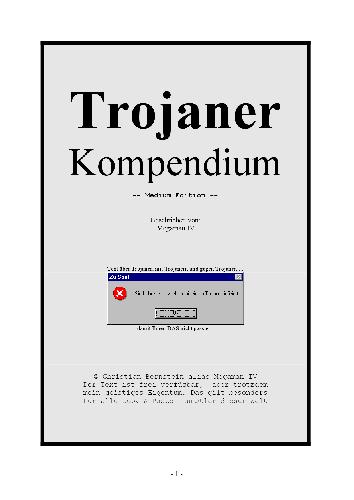 خرید و دانلود نسخه کامل کتاب Trojaner Kompendium