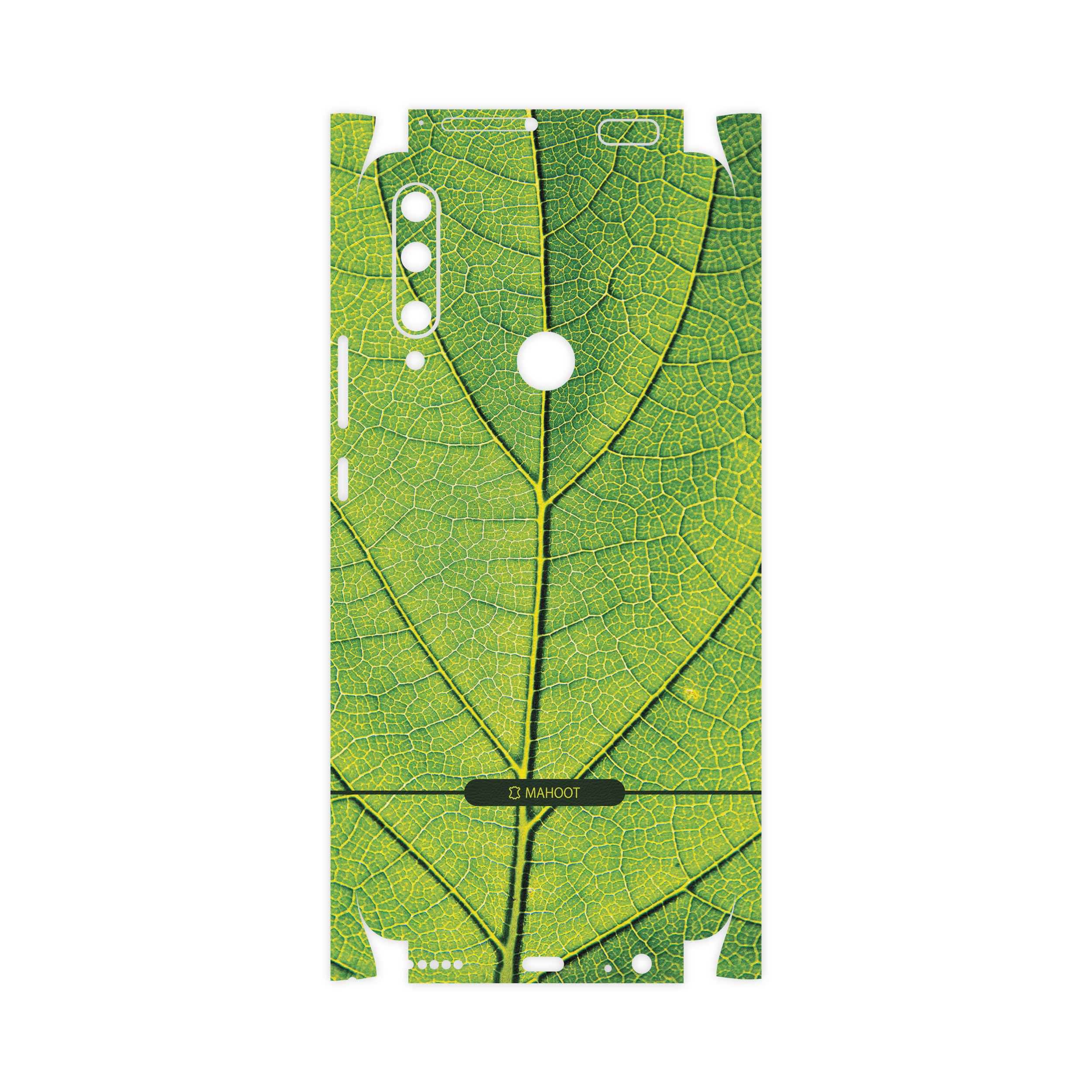 برچسب پوششی ماهوت مدل Leaf-Texture-FullSkin مناسب برای گوشی موبایل آنر 9X