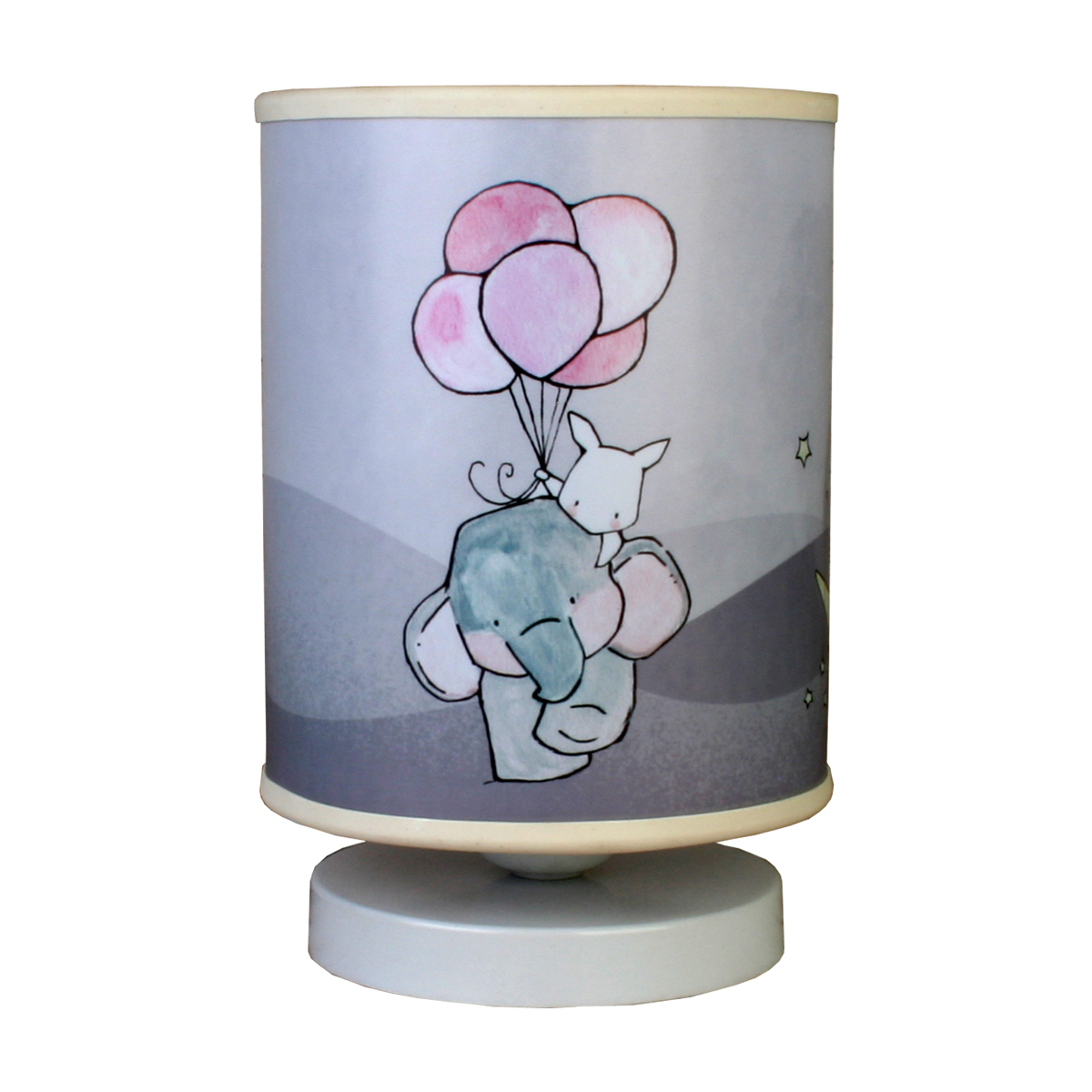 آباژور رومیزی کودک مدل فیل و خرگوش