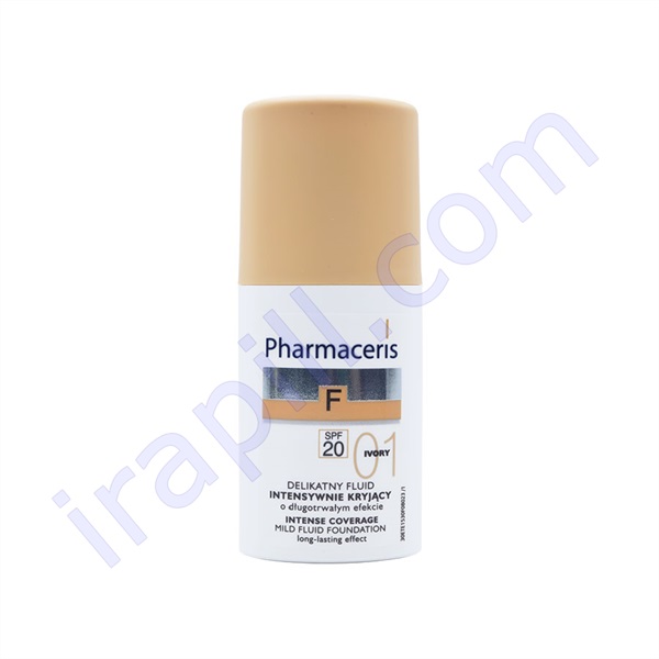 کرم پودر مایع با پوشش قوی و ضد آفتاب SPF20 فارماسریز F حجم 30 میلی لیتر