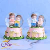 گوی چراغدار کوچک طرح پسر و دختر | کد 5768/28