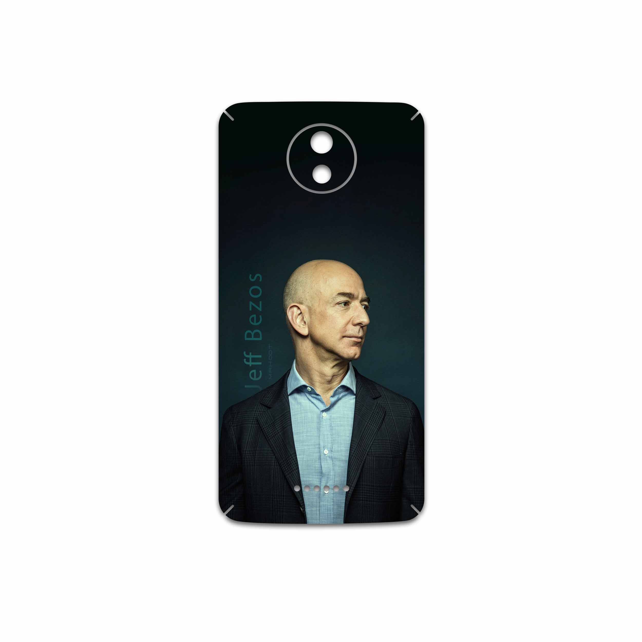 برچسب پوششی ماهوت مدل Jeff Bezos مناسب برای گوشی موبایل موتورولا Moto C Plus