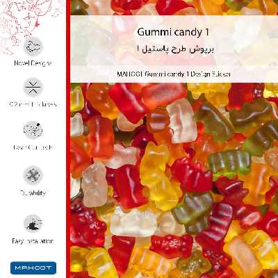 برچسب پوششی ماهوت مدل Gummi candy 1-FullSkin مناسب برای گوشی موبایل شیائومی Redmi K40 Gaming