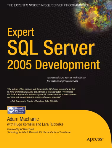خرید و دانلود نسخه کامل کتاب Expert SQL Server 2005 Development