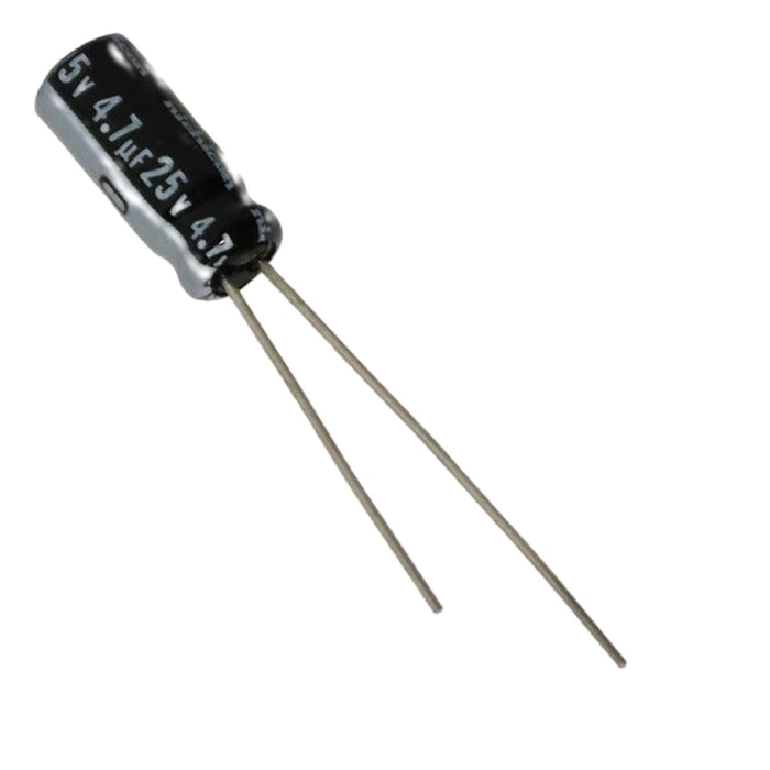 خازن الکترولیت 47 میکروفاراد کد 625 بسته 10 عددی
