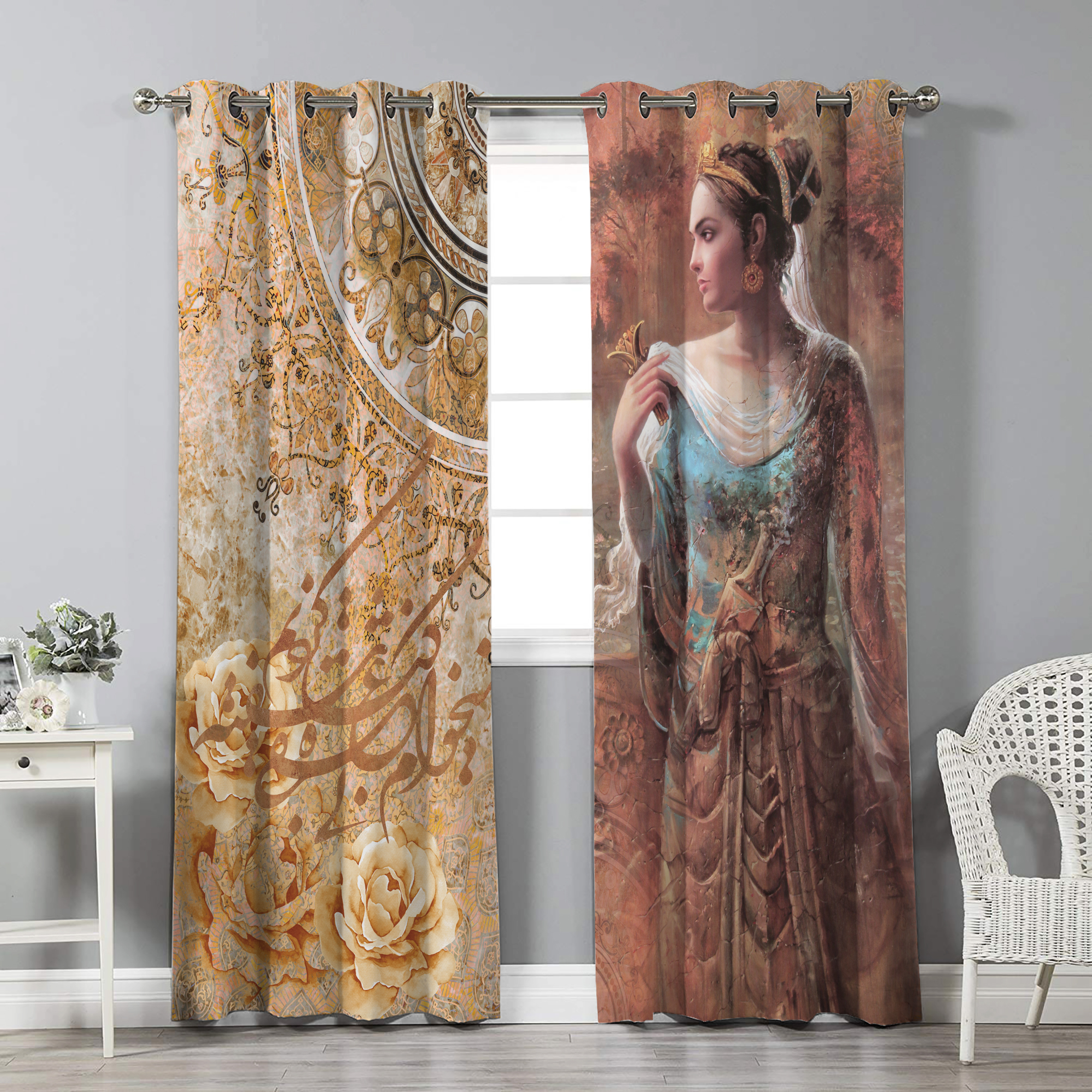 پرده نیروانا مدل pl2854 سایز 280 × 140 سانتی متر