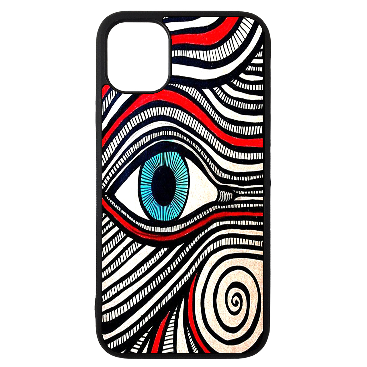 کاور طرح چشم کد 11050646 مناسب برای گوشی موبایل اپل iphone 11