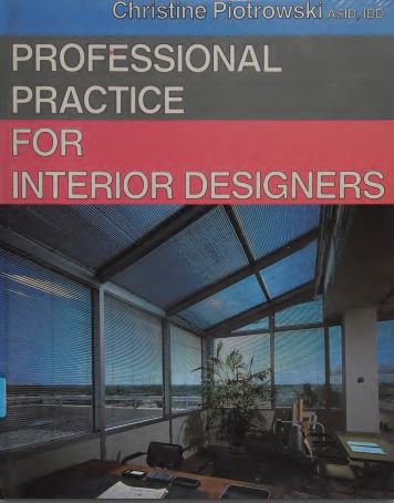[PDF] دانلود کتاب Professional Practice For Interior Designers, 1989