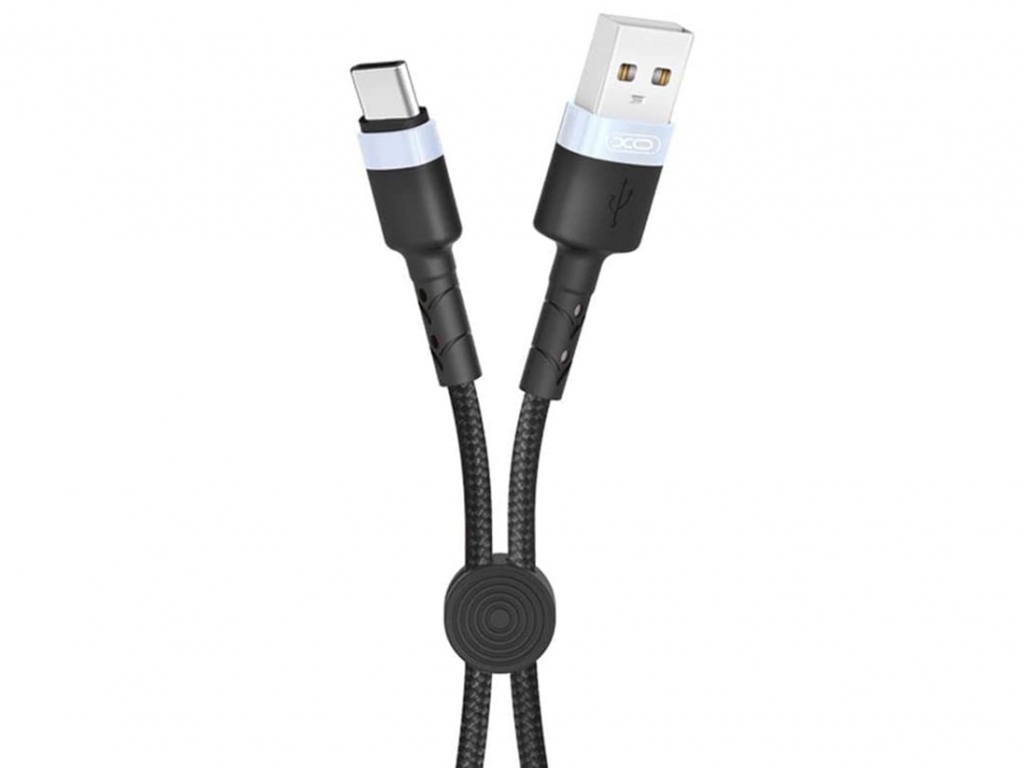 کابل شارژ پاوربانکی یواس‌بی به تایپ‌سی 25 سانتیمتری ایکس‌او XO Convenient usb cable with clip type-c NB117