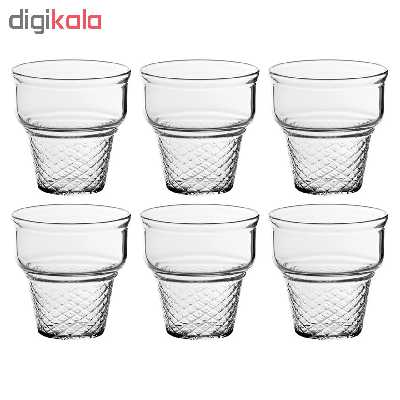 بستنی خوری پاشاباغچه مدل Mini Cornet کد 410006 بسته 6 عددی