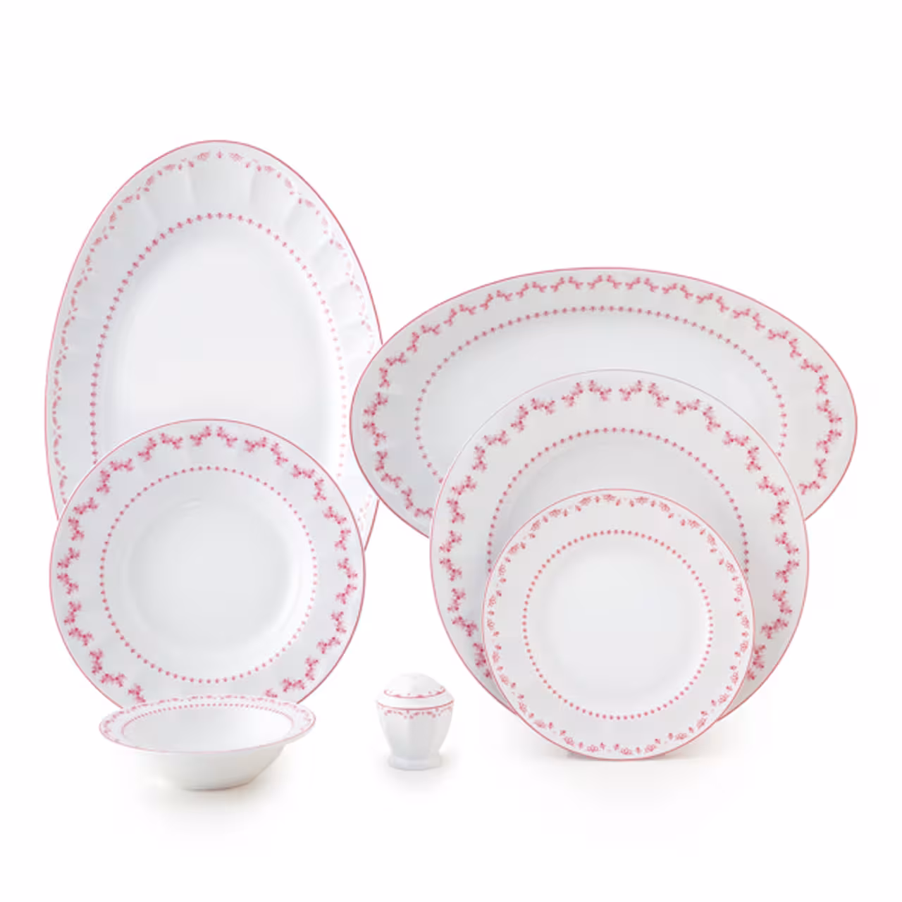 سرویس غذاخوری 29 پارچه چینی زرین ایران سری نئوکلاسیک مدل فرانسیس درجه عالی