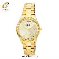 ساعت مچی اورجینال کیو اند کیو زنانه طلایی | طلایی | طلایی | کد رفرنس A15A001PY