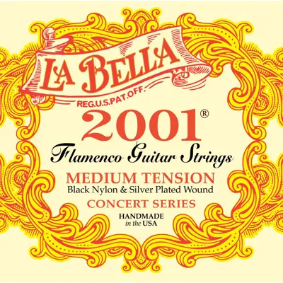 سیم گیتار فلامنکو لا بلا مدل 2001F Medium Tension