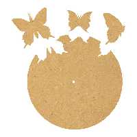 اسلایس چوبی مدل Circle30 کد BS23-2 مجموعه 4 عددی