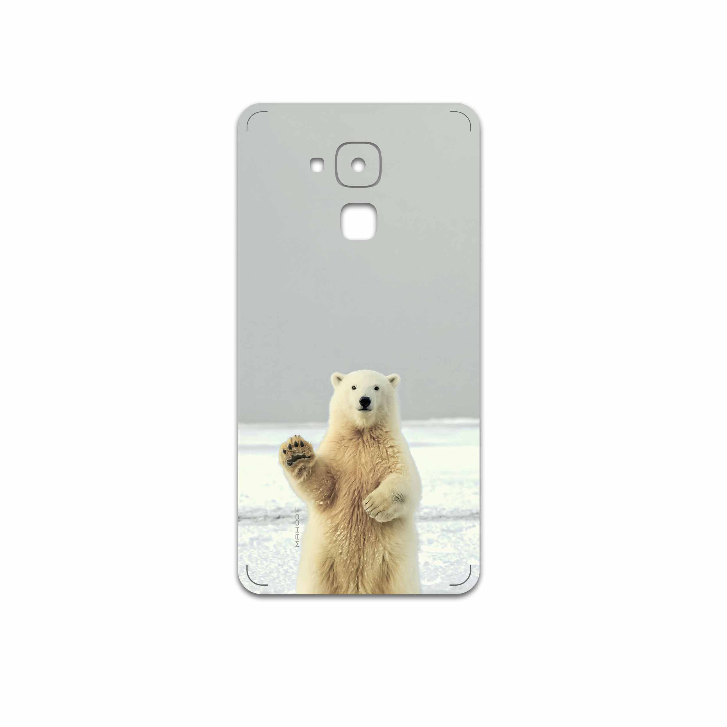 برچسب پوششی ماهوت مدل Polar bear مناسب برای گوشی موبایل هوآوی Gt3