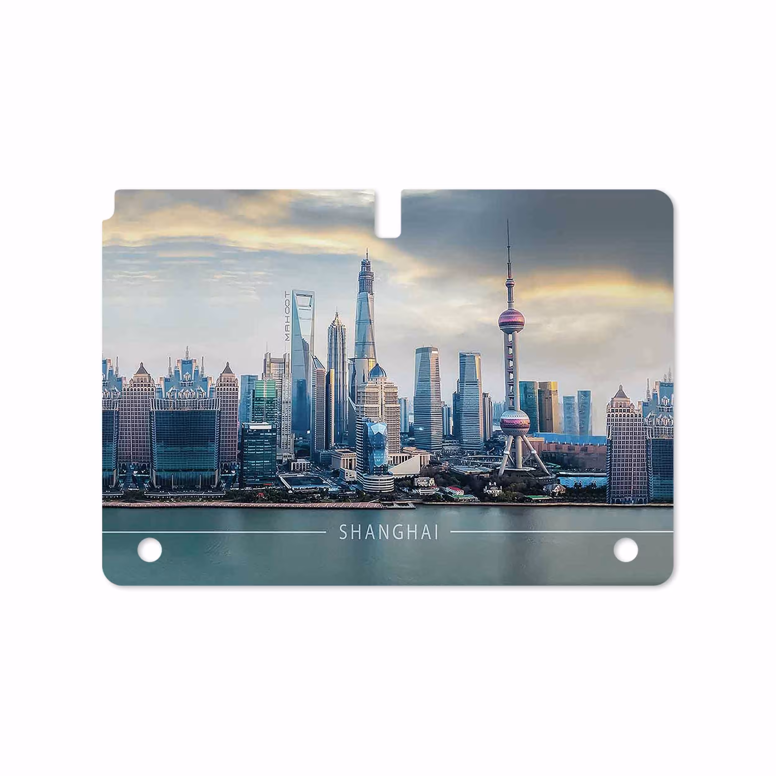 برچسب پوششی ماهوت مدل Shanghai City مناسب برای تبلت سامسونگ Galaxy Note 10.1 2012 N8010
