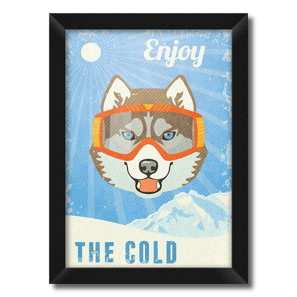 تابلو فنچ آرت طرح Enjoy the Cold کد GPH283-J