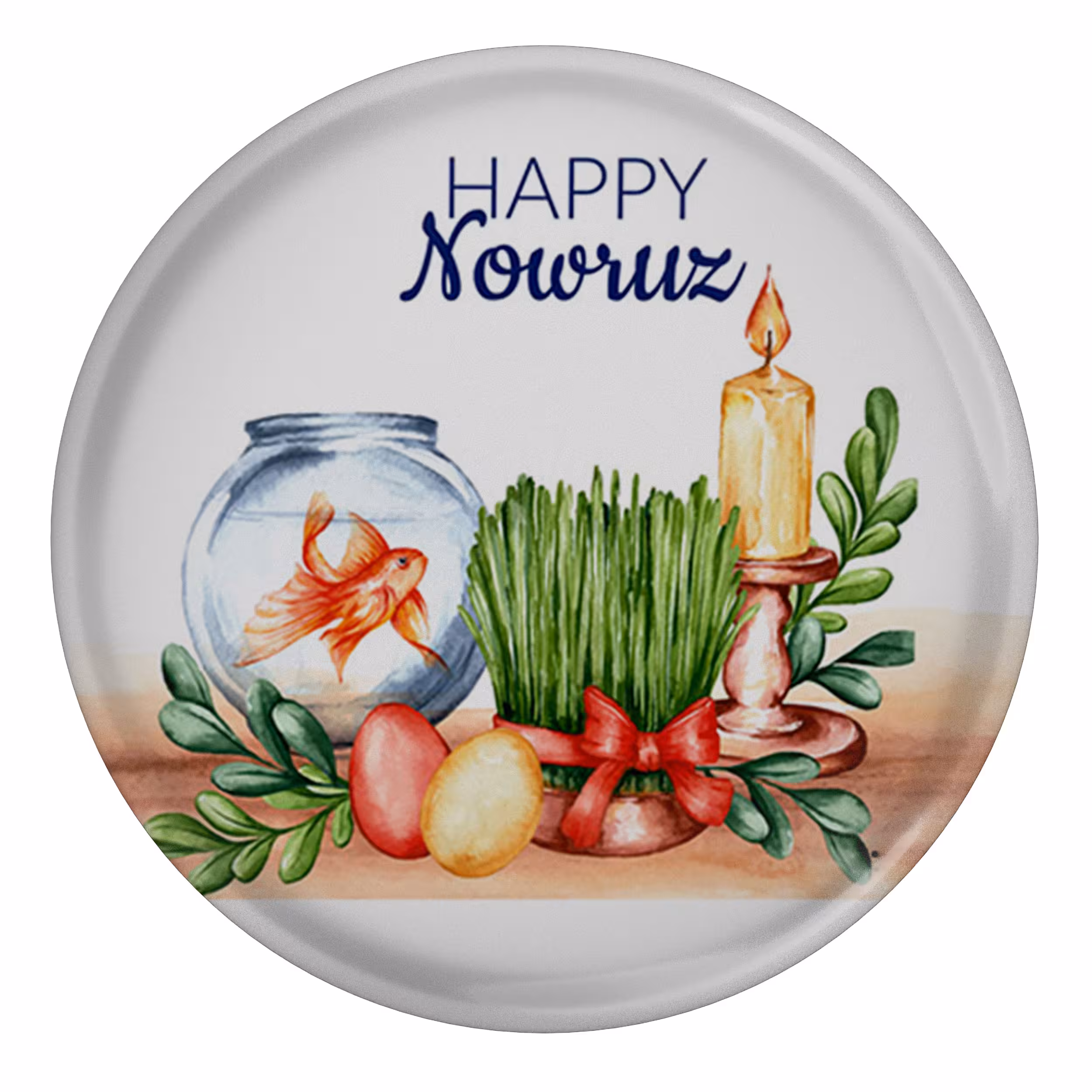 پیکسل مدل S12723 طرح ماهی سفره هفت سین عید نوروز و سبزه