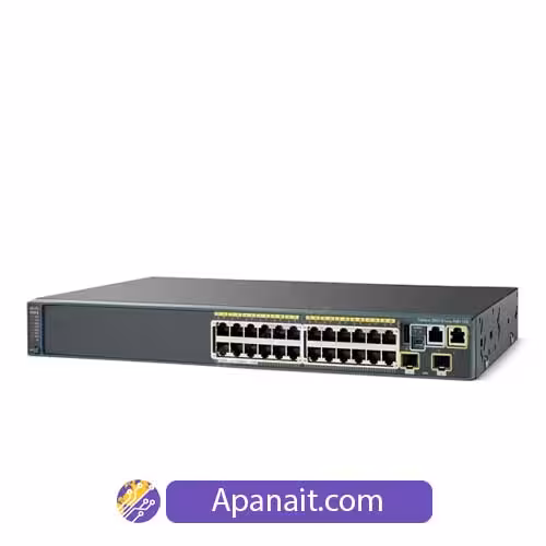 سوئیچ شبکه سیسکو 24 پورت WS-C2960S-24TS-S