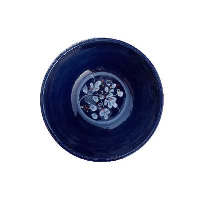 کاسه سفالی طرح گل