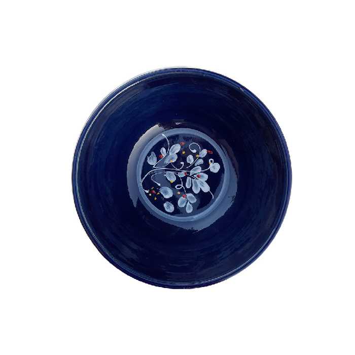 کاسه سفالی طرح گل