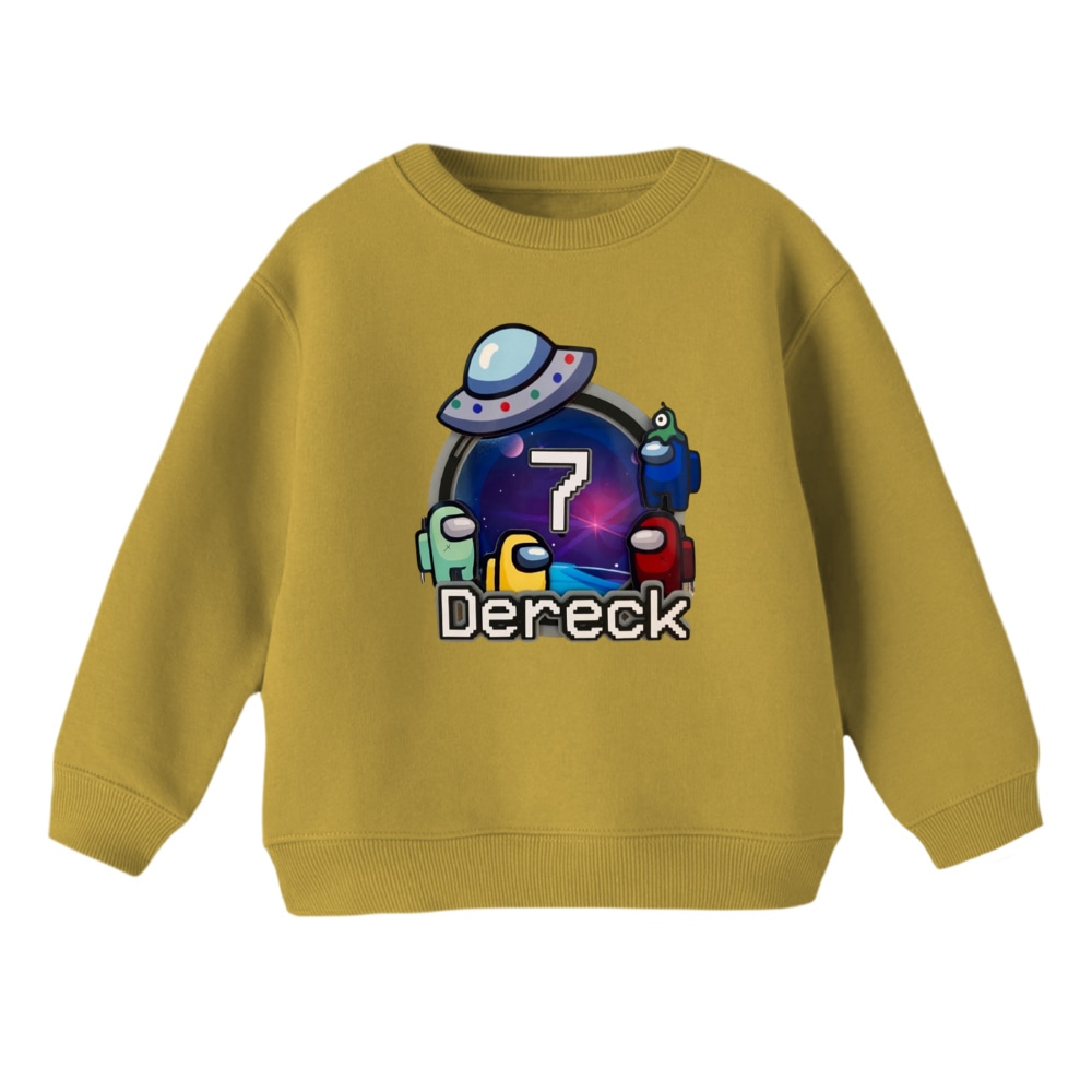 سویشرت بچگانه مدل امانگ آس کد 7 رنگ کرم