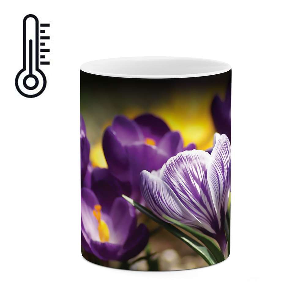 ماگ حرارتی طرح گل مدل mgh04044