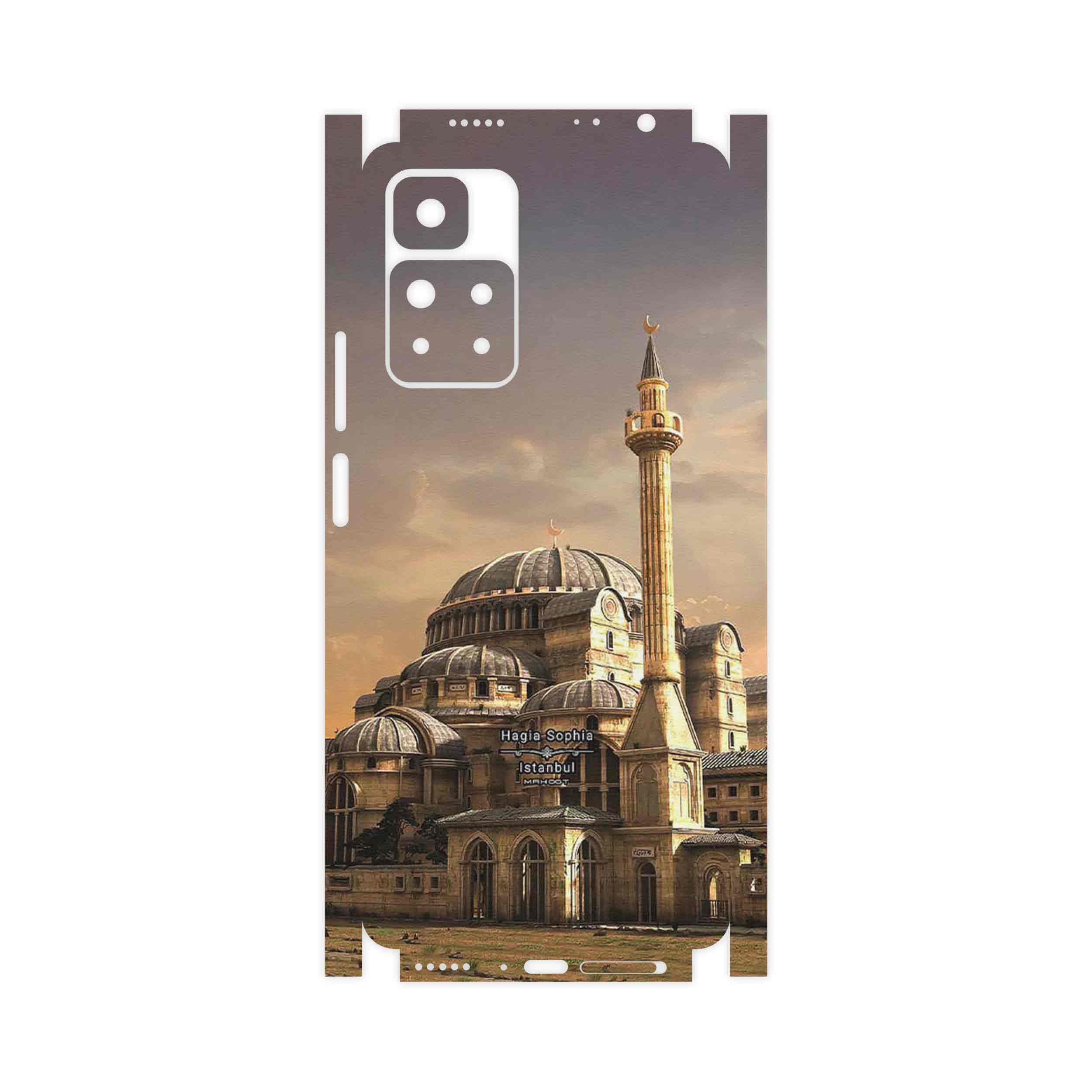 برچسب پوششی ماهوت مدل Hagia Sophia Mosque-FullSkin مناسب برای گوشی موبایل شیائومی Redmi Note 11 Pro Plus 5G