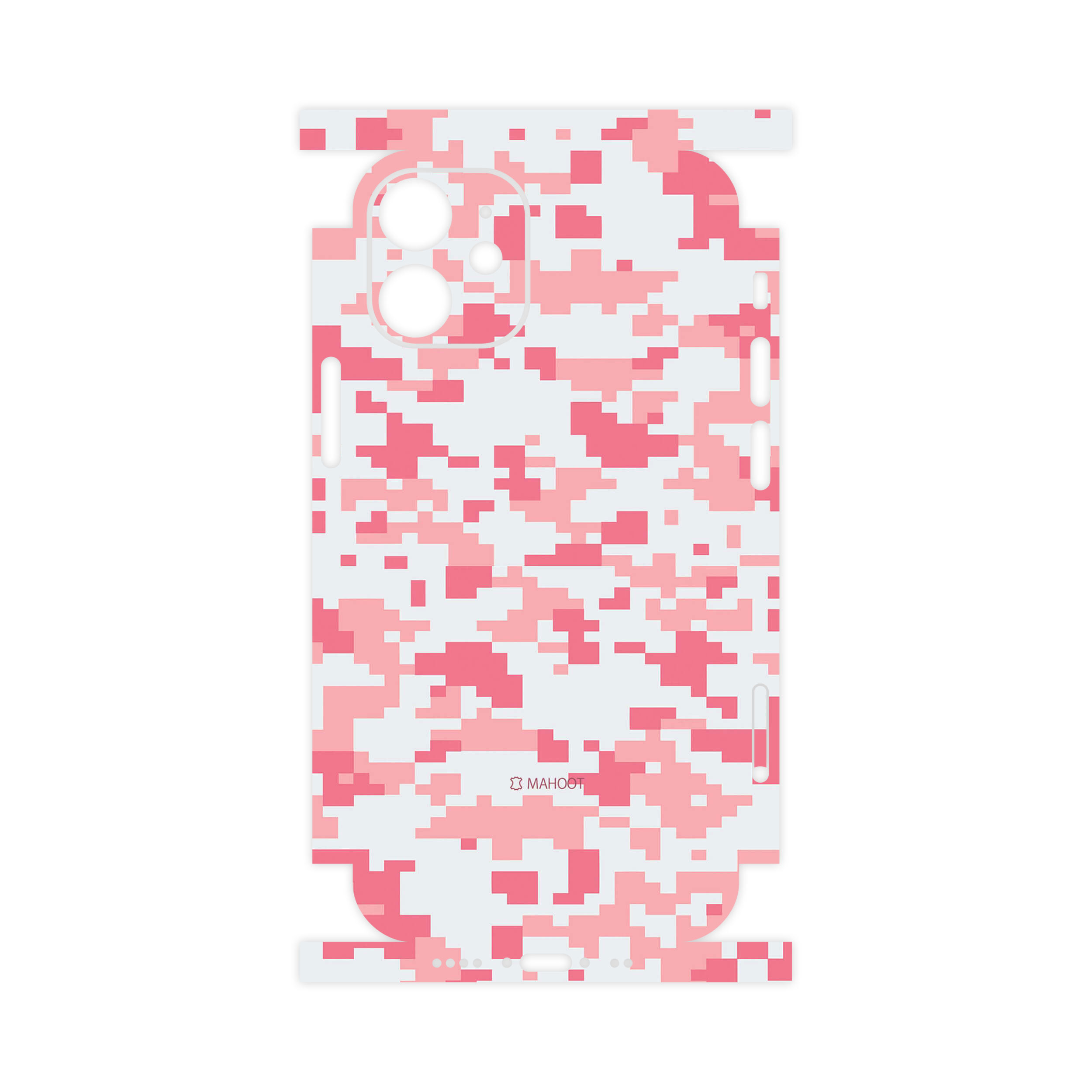 برچسب پوششی ماهوت مدل Army-Pink-pixel-FullSkin مناسب برای گوشی موبایل اپل iPhone 12 mini