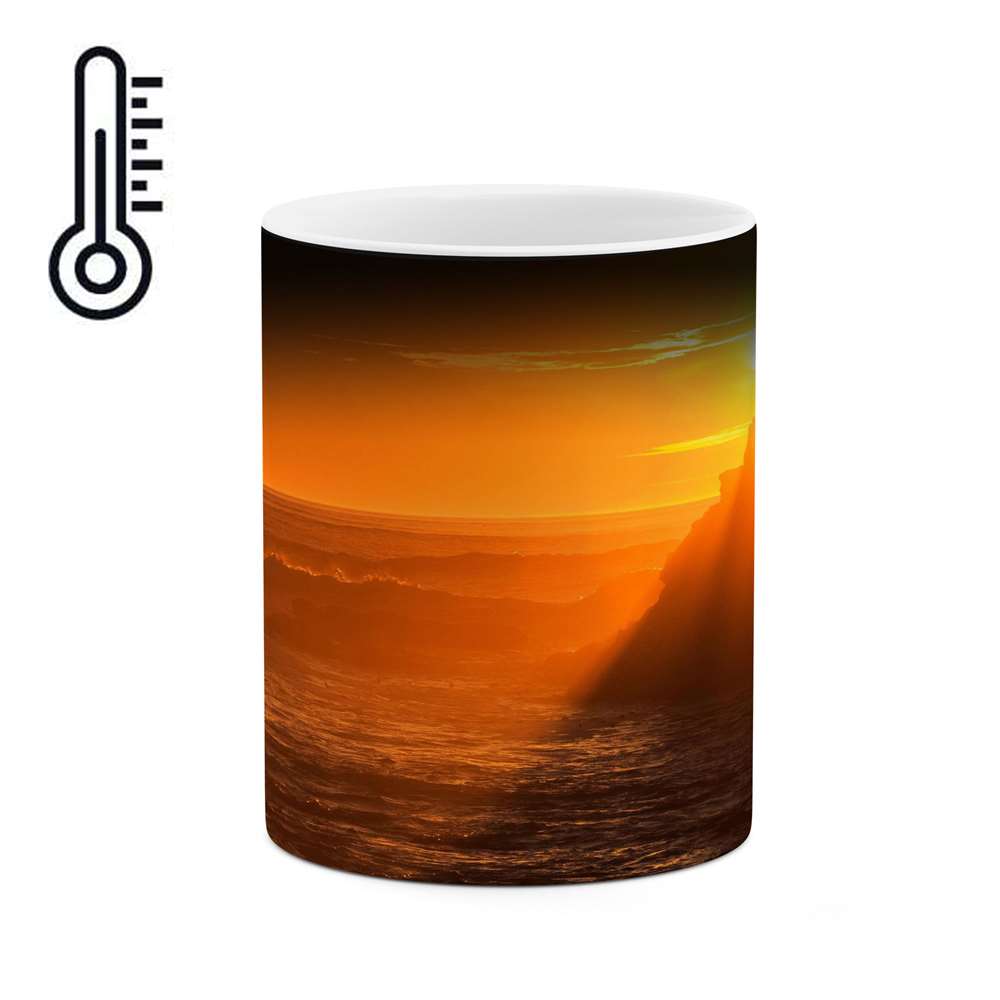 ماگ حرارتی طرح منظره زیبا  مدل mgph13497