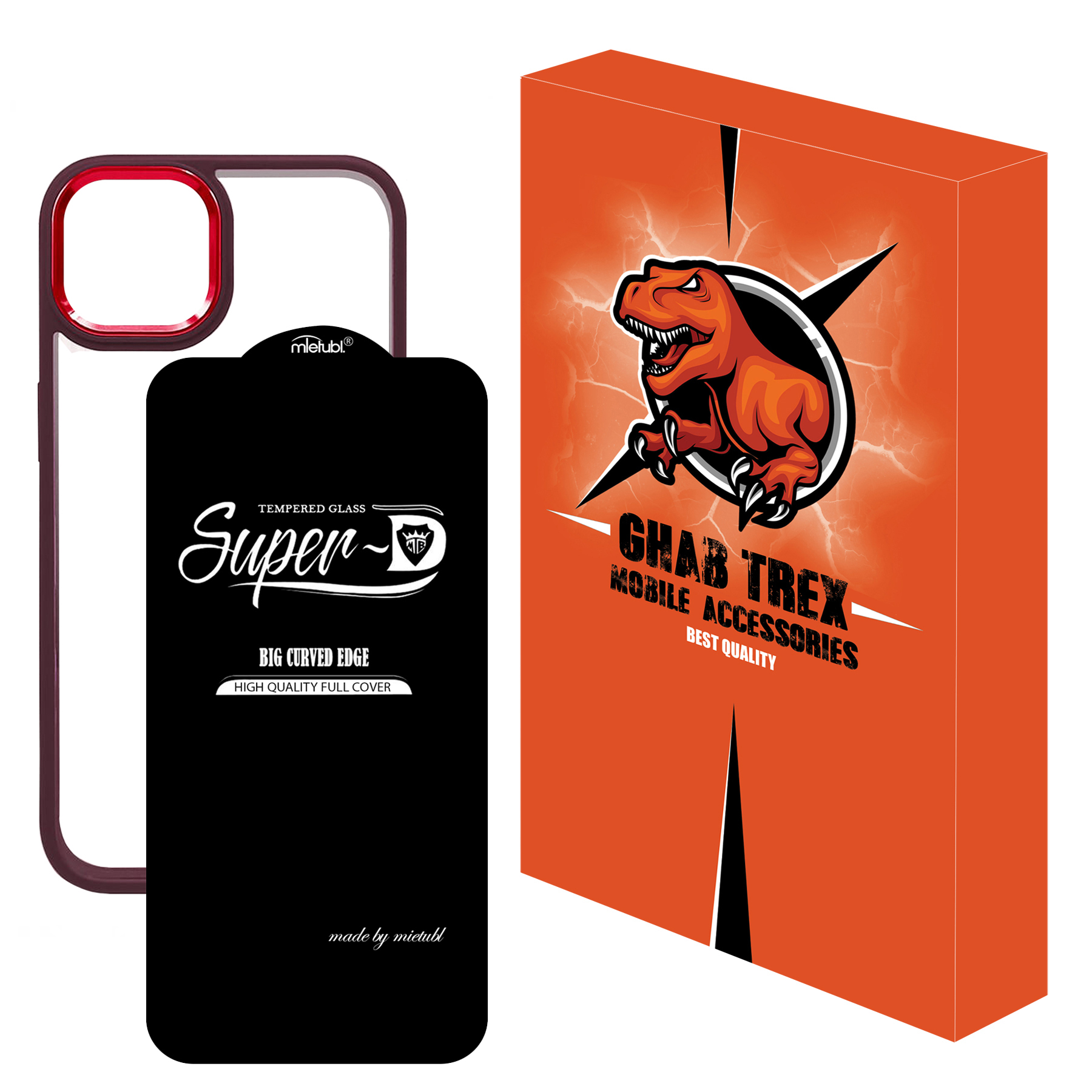 کاور قاب تی رکس مدل 2SDN مناسب برای گوشی موبایل اپل iPhone 12 به همراه محافظ صفحه نمایش