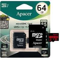 کارت حافظه اپیسر کلاس 10 استاندارد UHS-I U1 سرعت 85MBps همراه با آداپتور SD ظرفیت 64 گیگابایت