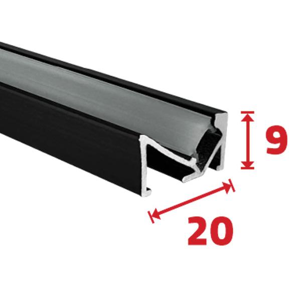 لاینر نوری توکار T12 - یراقینو فروش یراق آلات کابینت و درب