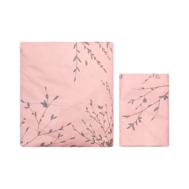 سرویس ملحفه طرح گل پاییزی یک نفره دو تکه