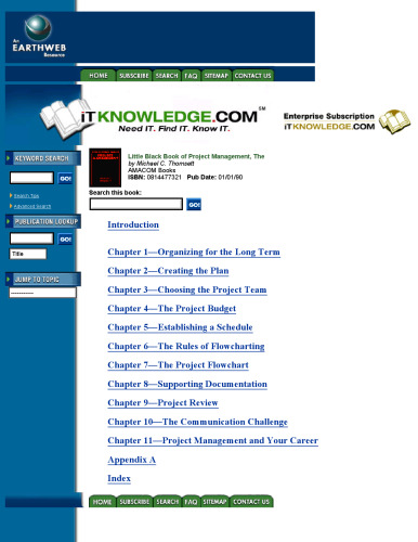 خرید و دانلود نسخه کامل کتاب The little black book of project management