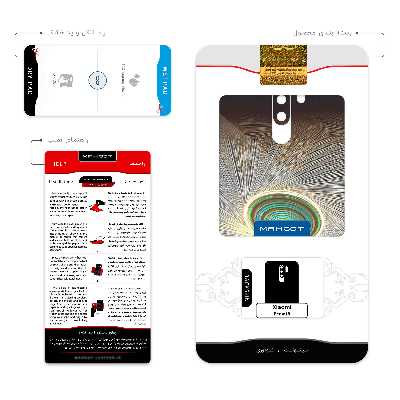 برچسب پوششی ماهوت مدل Night Light Fountain مناسب برای گوشی موبایل شیائومی Redmi 9