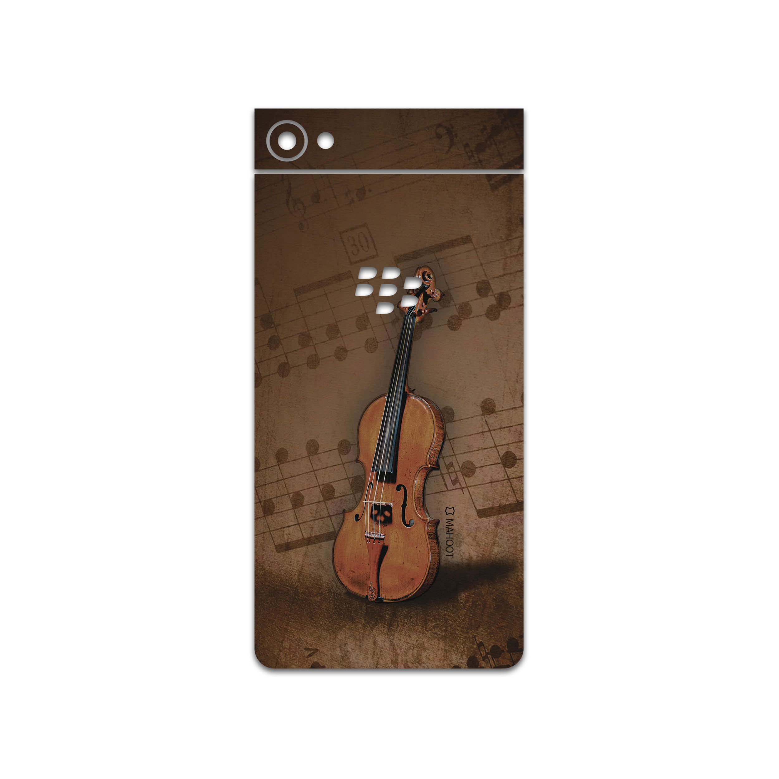برچسب پوششی ماهوت مدل Violin-Instrument مناسب برای گوشی موبایل بلک بری Motion