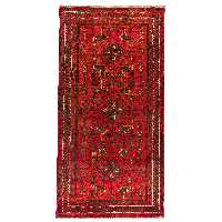 فرش دستبافت دو و نیم متری مدل نقشه بلوچ  کد 72.1011