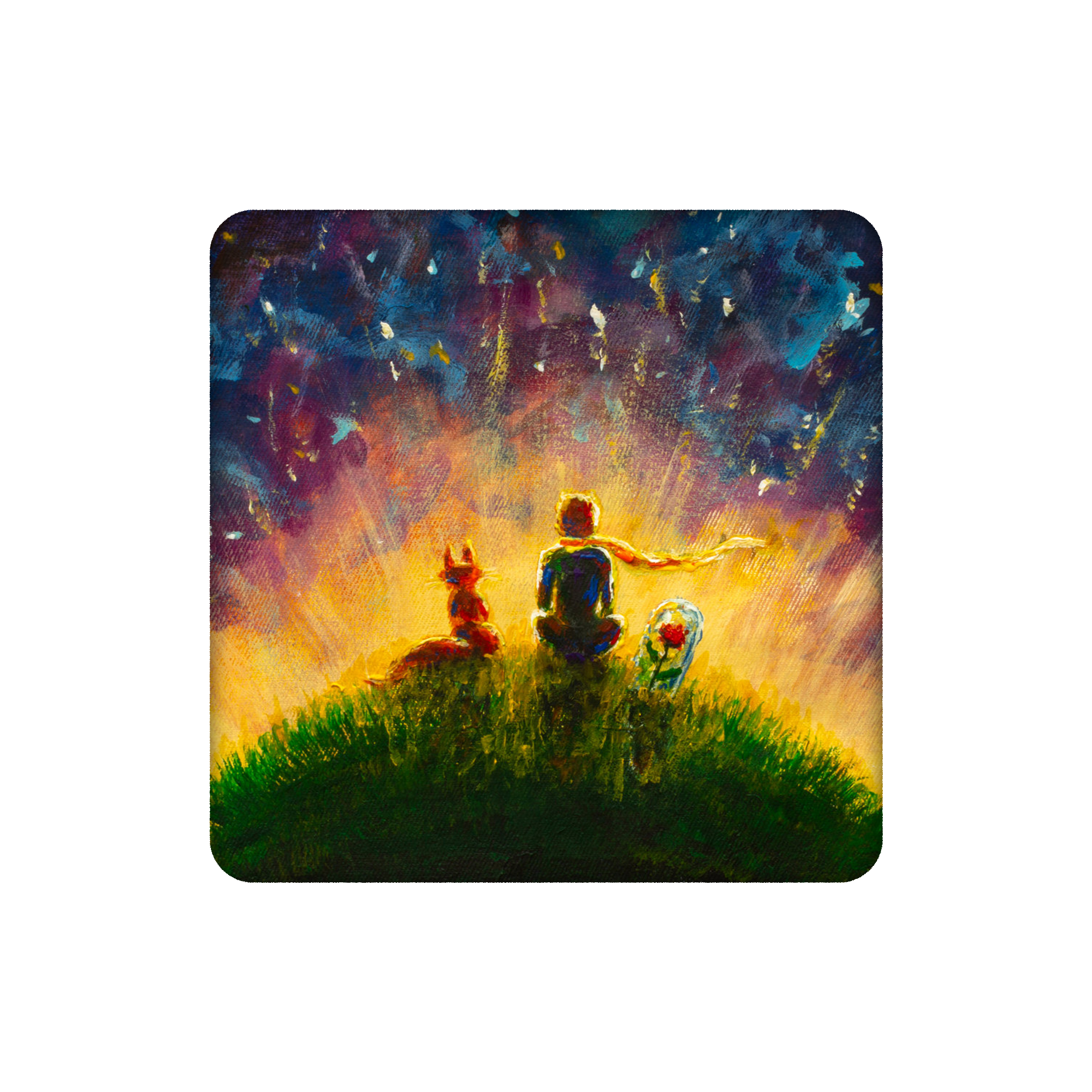 زیرلیوانی طرح شازده کوچولو کد 5379367