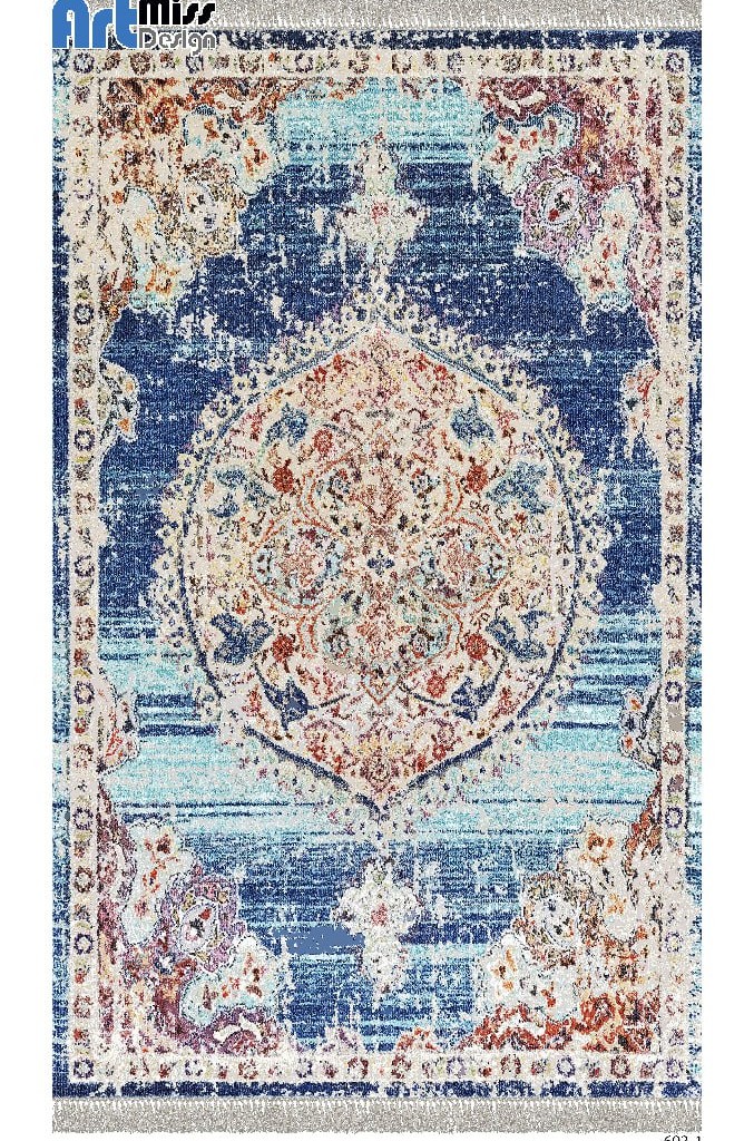 فرشینه وقالیچه درجه1 ماشینی، در ابعاد مختلف، باترمزفرش، طرح الناز، کد h316