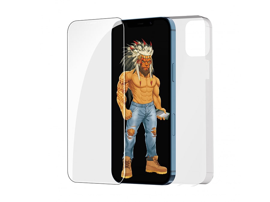 برچسب محافظ 360 درجه آیفون 13 پرو مکس گرین Green iphone 13 Pro Max Zero Sense Nano HD Screen Protector